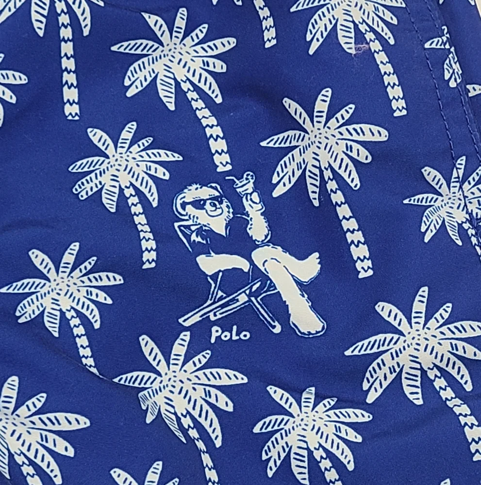Ralph Lauren baby boy Polo Bear swim trunks size 24 months